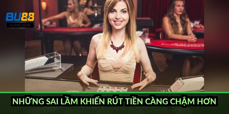 Những sai lầm khiến rút tiền càng chậm hơn